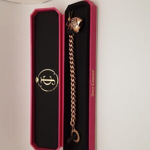 Juicy Couture B Bow Toggle Heart Bracelet